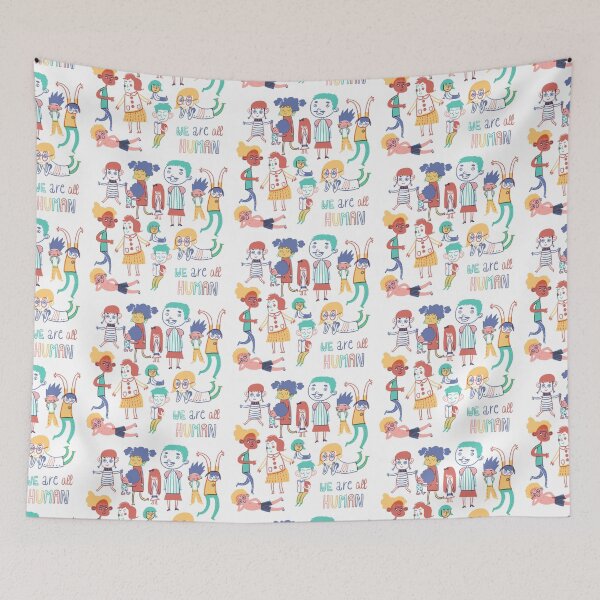Item preview, We are all Human designed and sold by Aurora Cacciapuoti.