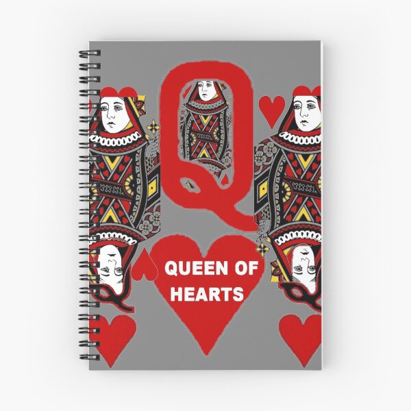 Item preview, GREY MEDIA RED QUEEN OF HEARTS DESIGN designed and sold by sharlesart.