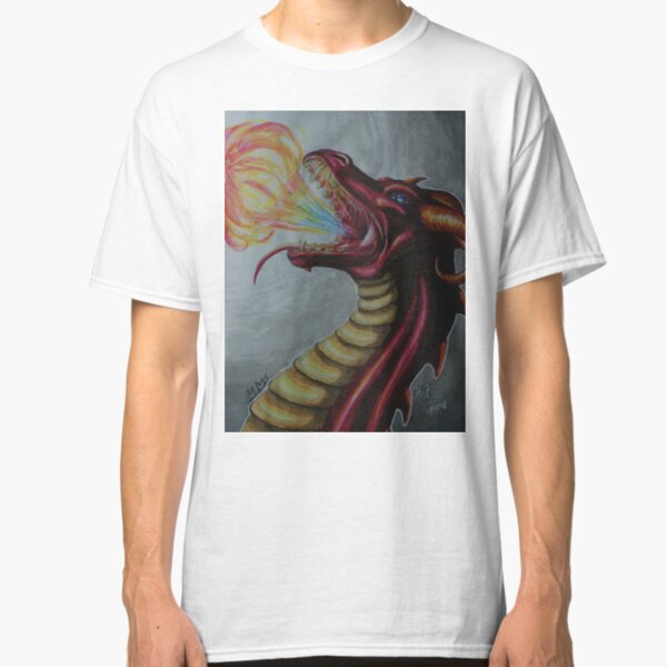 Fiery Red Dragon Classic T-Shirt