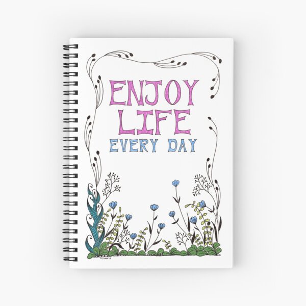 Item preview, Enjoy Life Every Day ~ Illustration designed and sold by Gillian Cross.