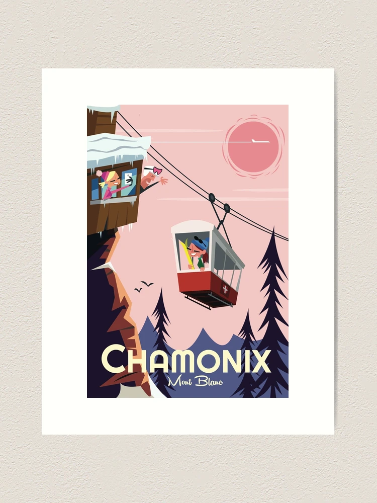 Chamonix Mont Blanc poster