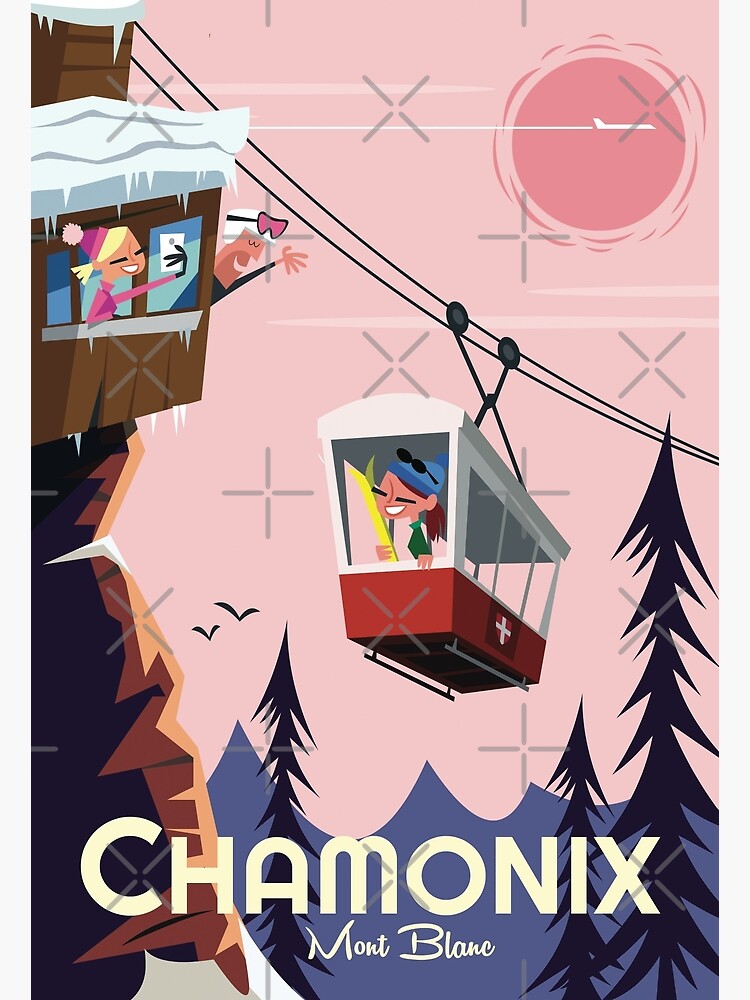 Chamonix Mont Blanc poster
