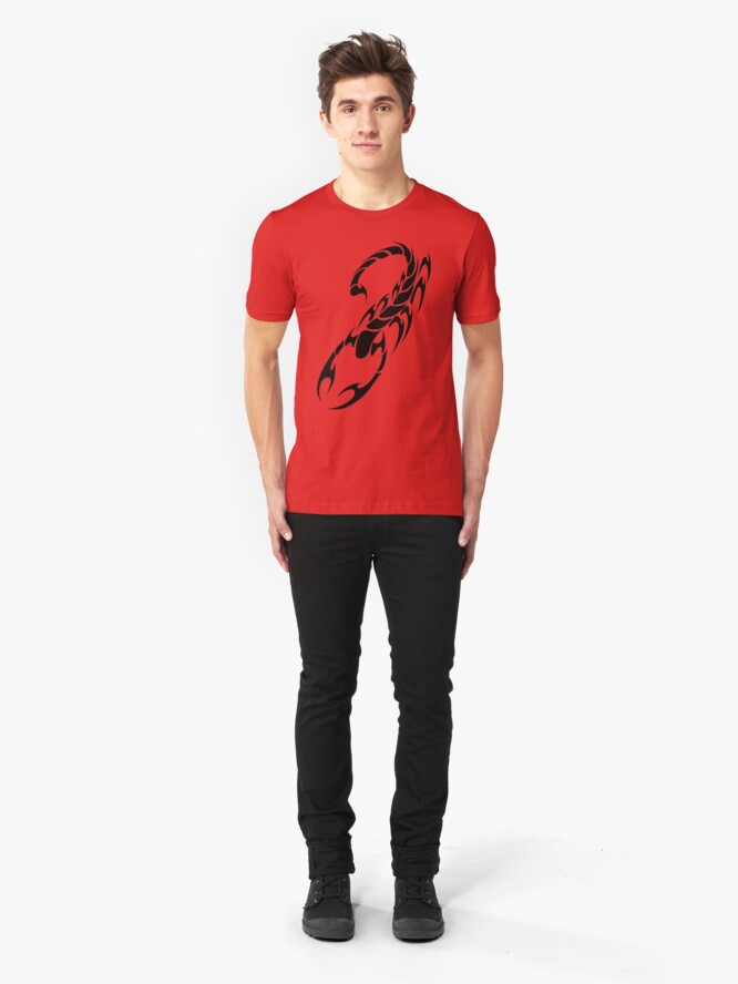 Alternate view of Tribal Scorpion Slim Fit T-Shirt