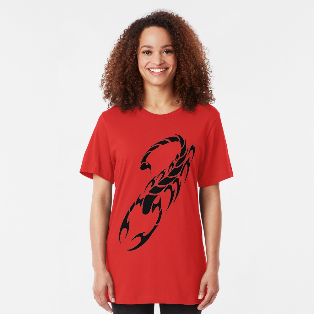 Tribal Scorpion Slim Fit T-Shirt