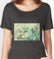 Affe wilde Tiere in gemischten Medien des Dschungels außerhalb der analogen Fotozeichnungszeichnung der Kunst Loose Fit T-Shirt