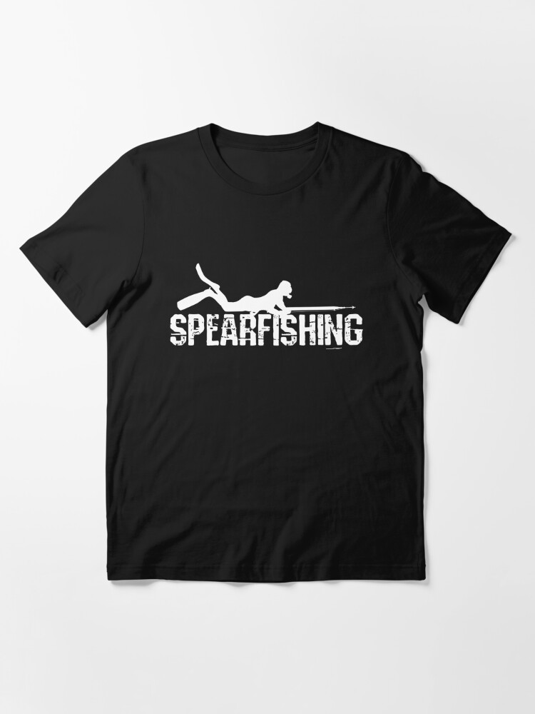 No Bait Spearfishing Harpoon Diver Essential T-Shirt by mooon85