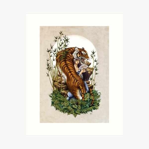 Espíritu de tigre Lámina artística