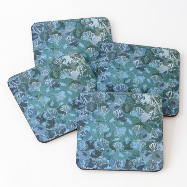 Item preview, Mosaic Ginkgo (Sapphire Blue) designed and sold by RoxanneG.