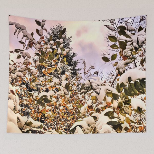 Item preview, Fresh Snow On Colored Leaves designed and sold by miraminerva09.