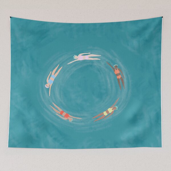 Item preview, Just Keep Swimming designed and sold by Ashley Santoro Draws.