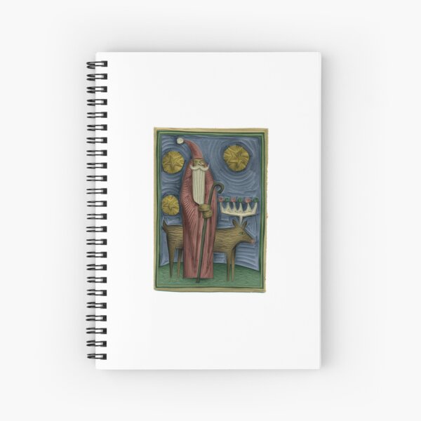 Old World Santa Spiral Notebook