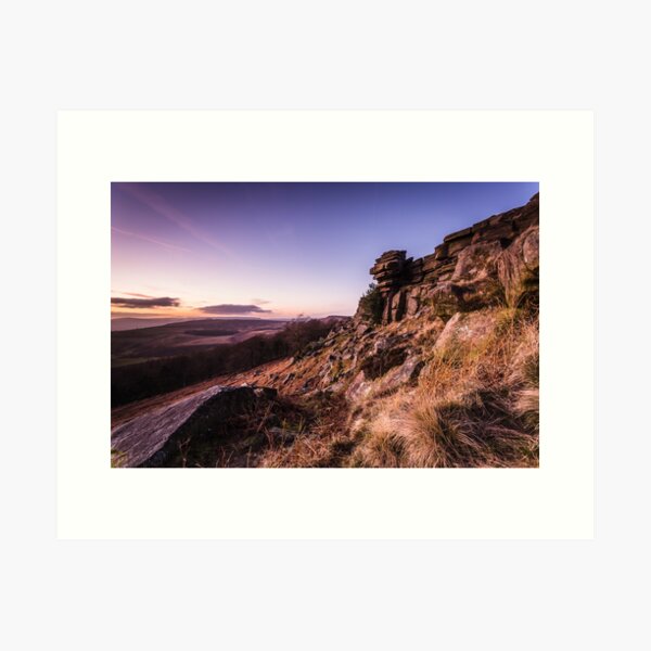 The Head of Stanage Edge Art Print