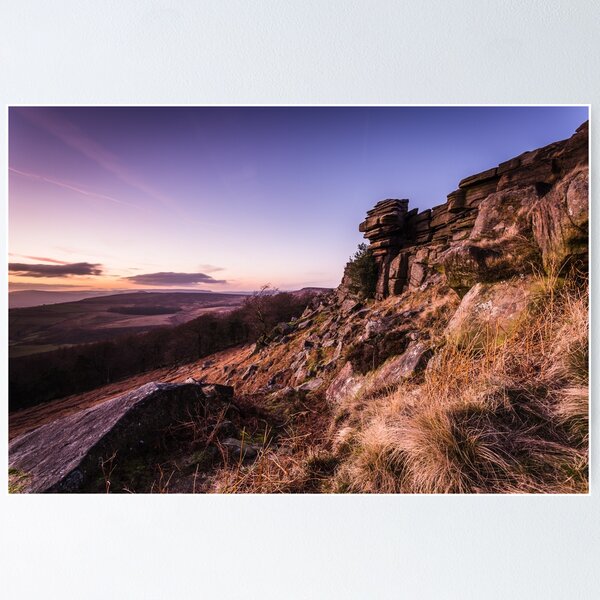 The Head of Stanage Edge Poster