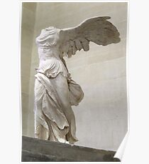 Winged Nike of Samothrace Louvre Poster