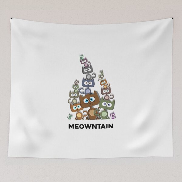 Item preview, Meowntain Mountain of Cats Catlove with Cat Life designed and sold by bickhofe.