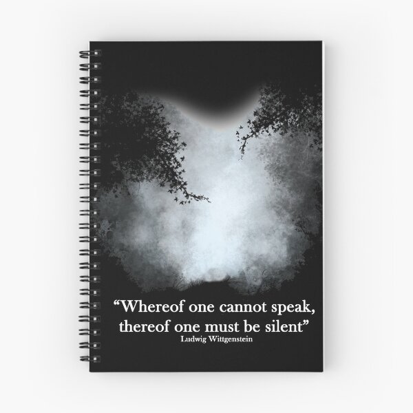 Item preview, Whereof one cannot speak, thereof one must be silent - Ludwig Wittgenstein designed and sold by JulioCampos.