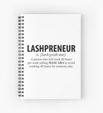 Lashpreneur - Younique Inspired Spiral Notebook
