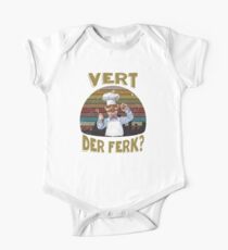 Funny Swedish Chef Vert Der Ferk? One Piece - Short Sleeve