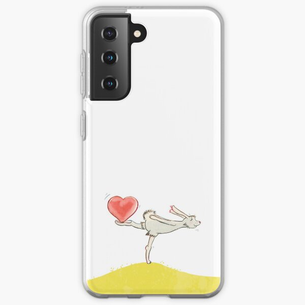 Hase mit Herz Samsung Galaxy Flexible Hülle