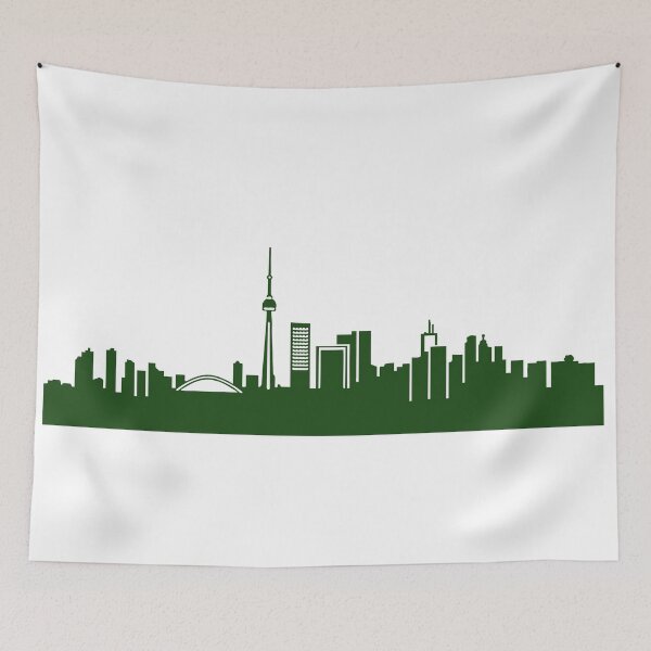 Item preview, TORONTO skyline in forest green designed and sold by 44spaces.