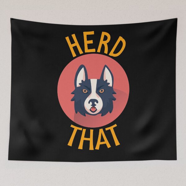 Item preview, Herd That Border Collie Funny T-Shirt - Dog Animal Lover Tee designed and sold by trendo.