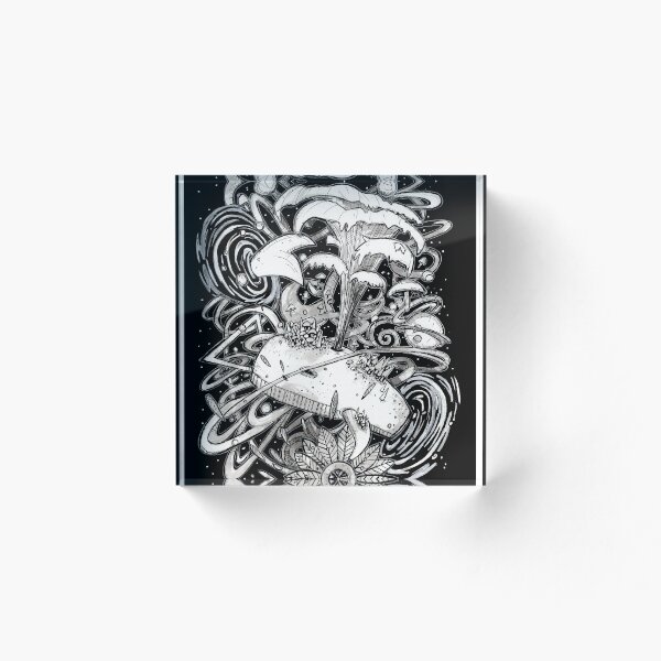 Item preview, Whale Cosmos - Black White Illustration - Universe designed and sold by sibelscribble.