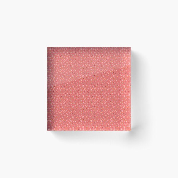 Burning Love -Mini Acrylic Block