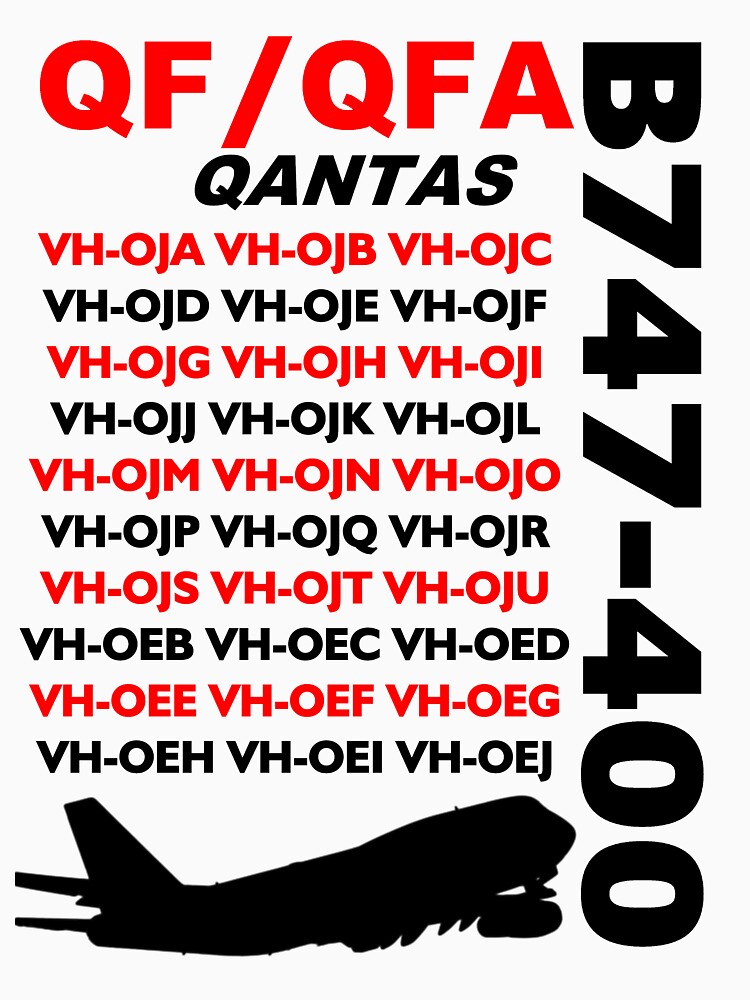 QANTAS Boeing 747-400 Fleet by Auchmithie49