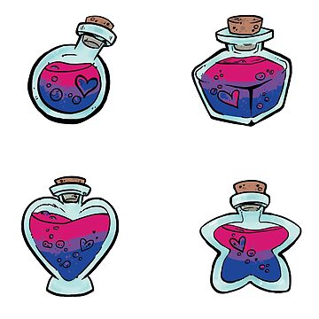 Aperçu de l'œuvre Potions de fierté | Bi de ovaettr