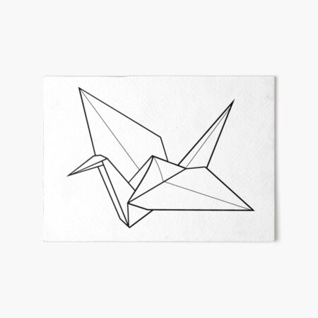 Origami Paper Crane Pack Art Board Print for Sale by Araleiya