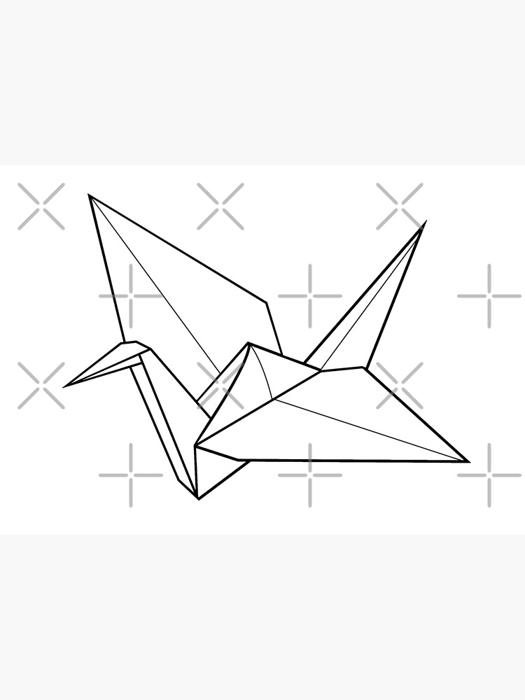 Origami crane Premium Matte Vertical Poster sold by Harlene-Sprite ...