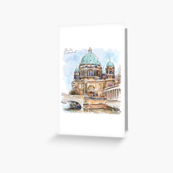 Artikel-Vorschau von Die Berliner Dom-Reise-Skizzen-Aufkleber, -t-Shirts und -geschenke, designt und verkauft von Miscellaneous Co..