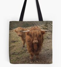 Scottish Highland cow Tote Bag