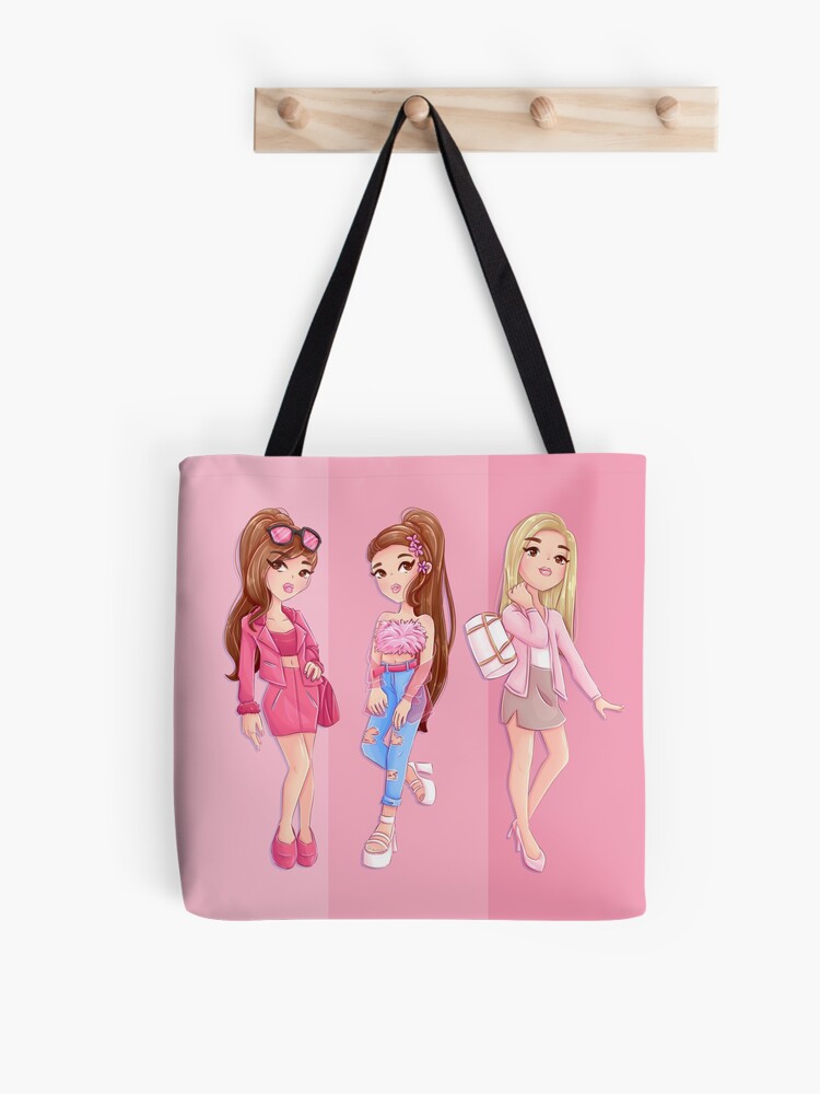 Thumbnail 1 of 2, Tote Bag, Pink Fashion designed and sold by instadrawvhs.
