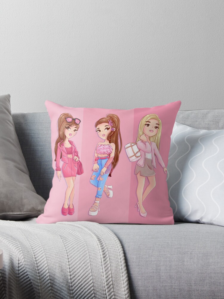 Thumbnail 1 of 4, Pillow, Pink Fashion designed and sold by instadrawvhs.