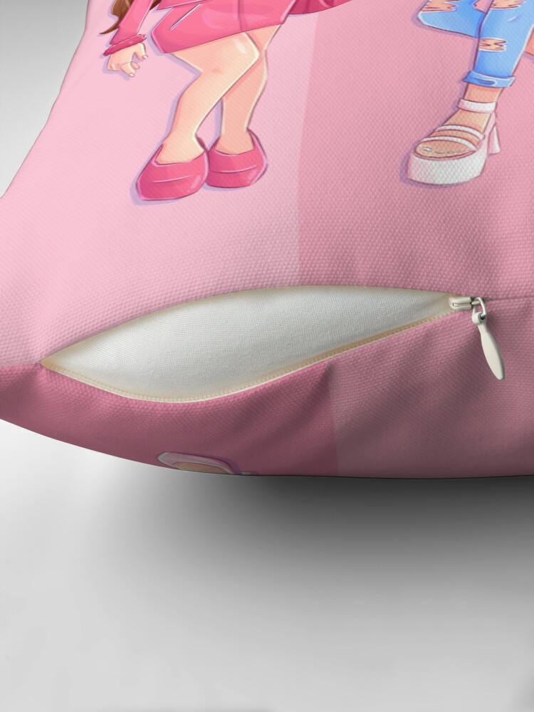 Thumbnail 2 of 4, Pillow, Pink Fashion designed and sold by instadrawvhs.