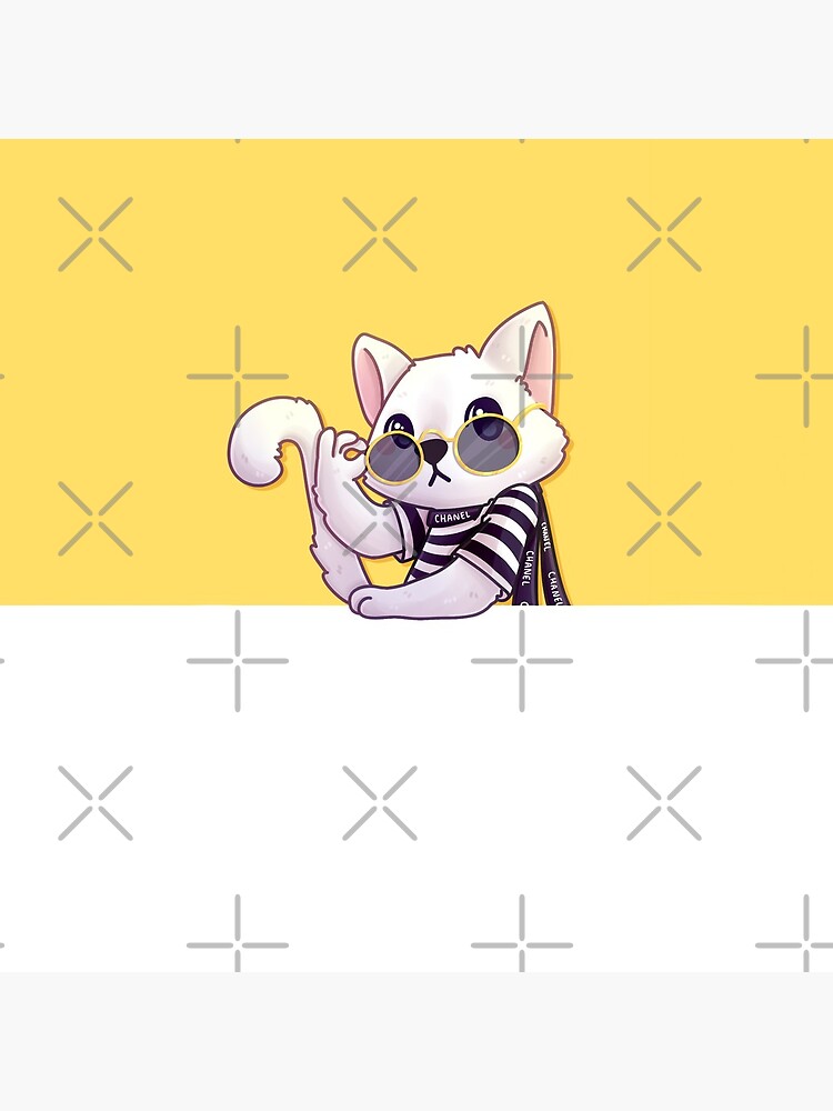 Thumbnail 4 of 4, Clock, Fabulous Cat designed and sold by instadrawvhs.