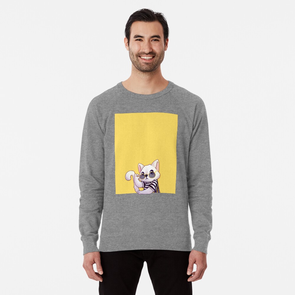 Item preview, Lightweight Sweatshirt designed and sold by instadrawvhs.