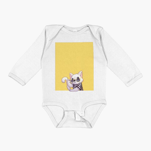 Fabulous Cat Long Sleeve Baby One-Piece