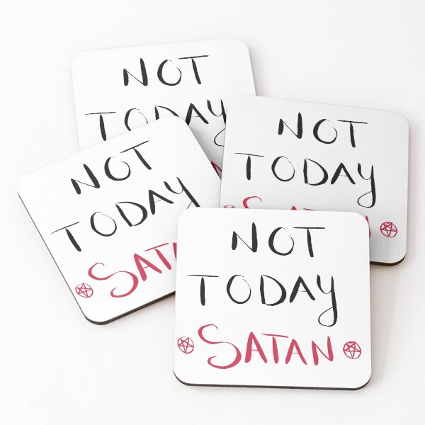 Item preview, Not Today Satan designed and sold by Starfire Art.