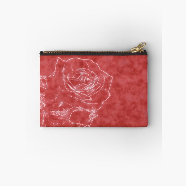 Item preview, Pink Roses in Anzures 1 Outlined Red designed and sold by TravelPhotoArt.