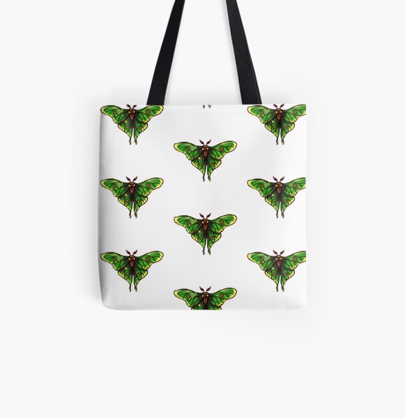 Spanish Luna Moth All Over Print Tote Bag