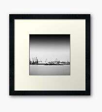 industrial reflection Framed Print