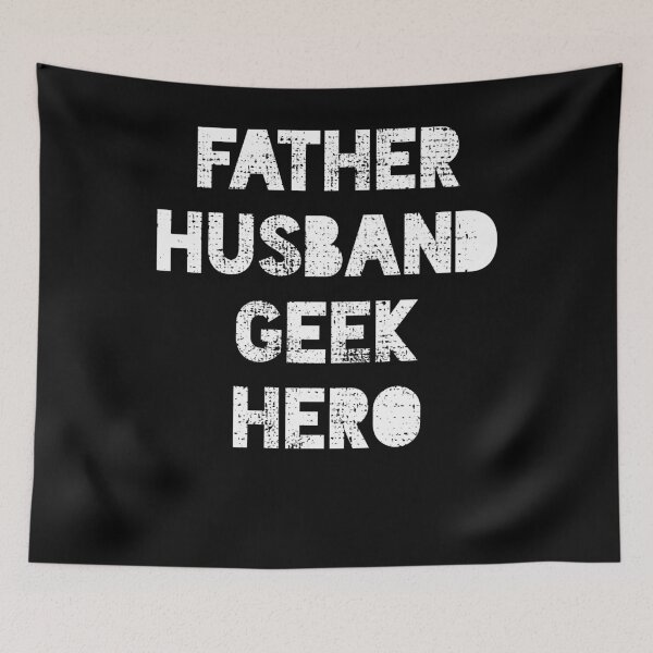 Item preview, Father husband geek hero designed and sold by 4tomic.
