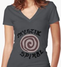 The Spiral Women's Fitted V-Neck T-Shirt