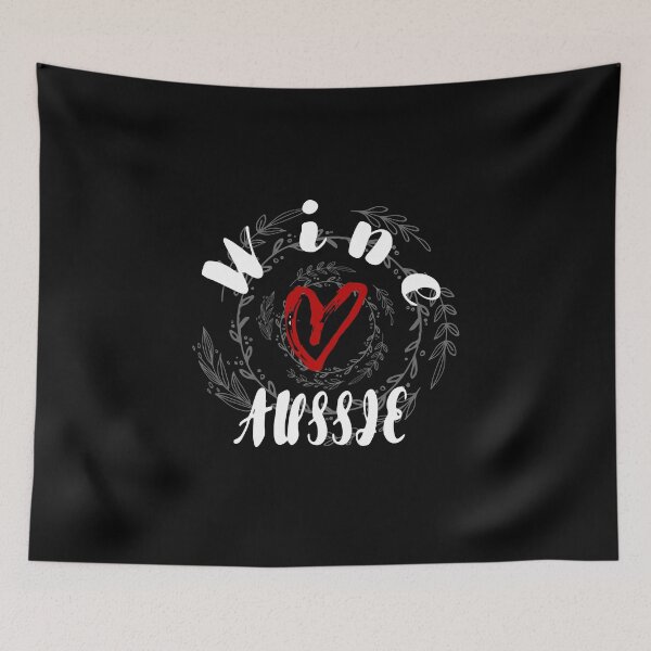 Item preview, Wine and AUSSIE Gift Idea Aussie Shepherd Lovers designed and sold by MyPrintex.