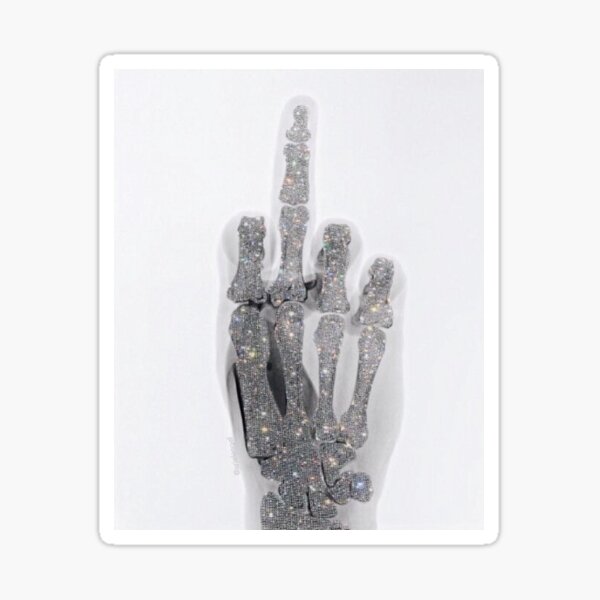 Sticker Mittelfinger Redbubble