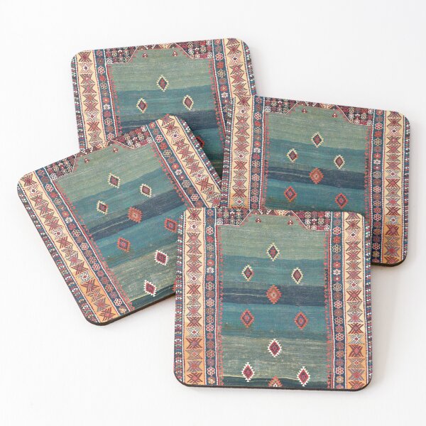 Item preview, Sivas Antique Turkish Niche Kilim Print designed and sold by Vicky Brago-Mitchell®.