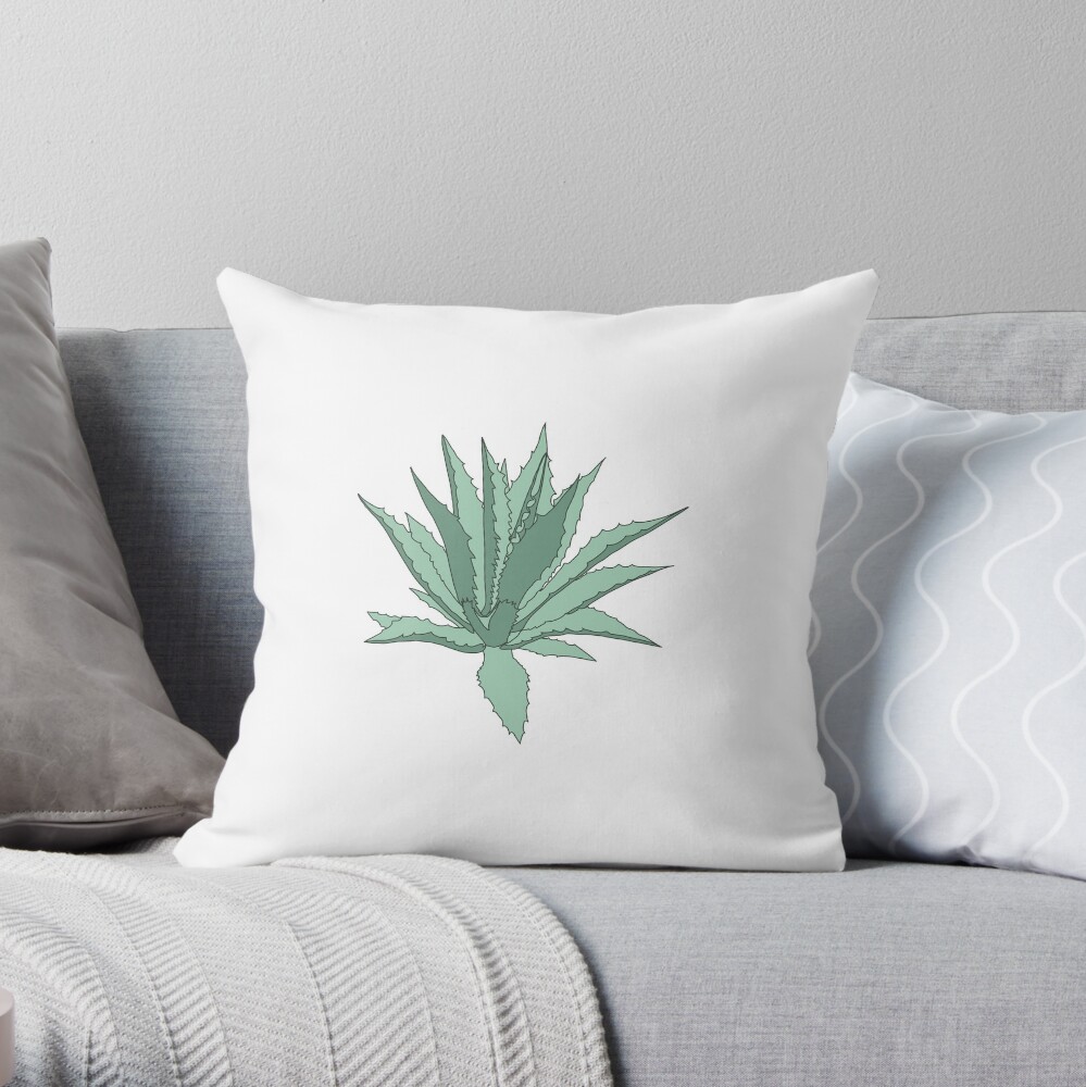 Agave Throw Pillow