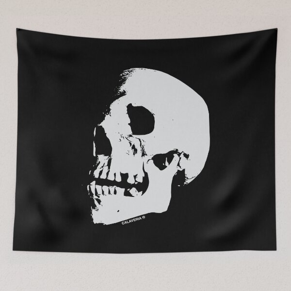 Item preview, Half Skull Eroded Design  designed and sold by calaveria.